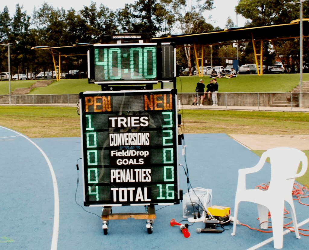 Fees for Hiring Rugby League Union Scoreboard in Sydney