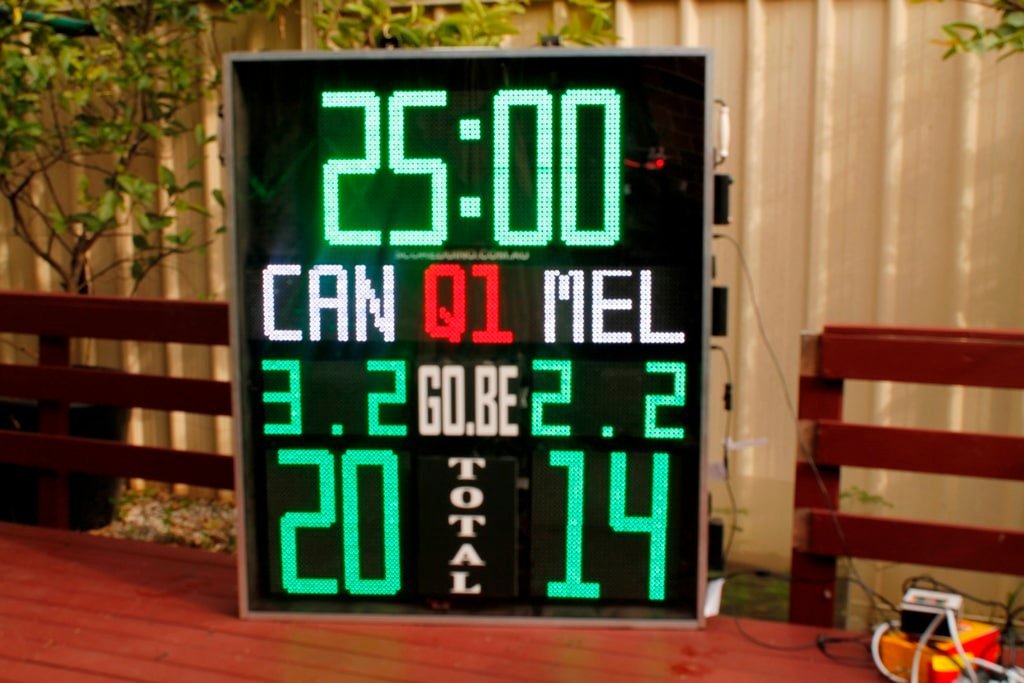Hire ULTRA LARGE AFL Scoreboard in Sydney