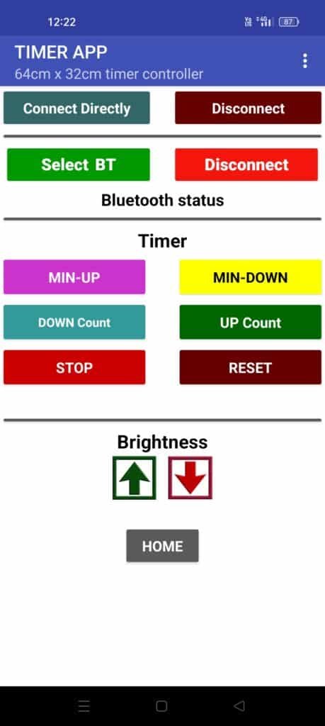 Hire Rent Ultra-Large Digital Timer in Sydney | Android App Controlled | SCOREDUINO DMD Module 🚀
