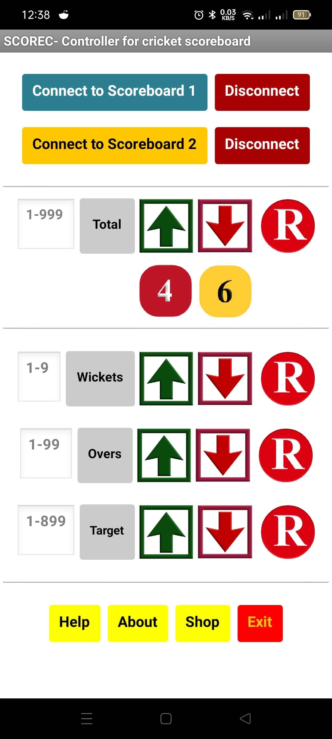 Scoreduino's Cricket Scoreboard has two major updates