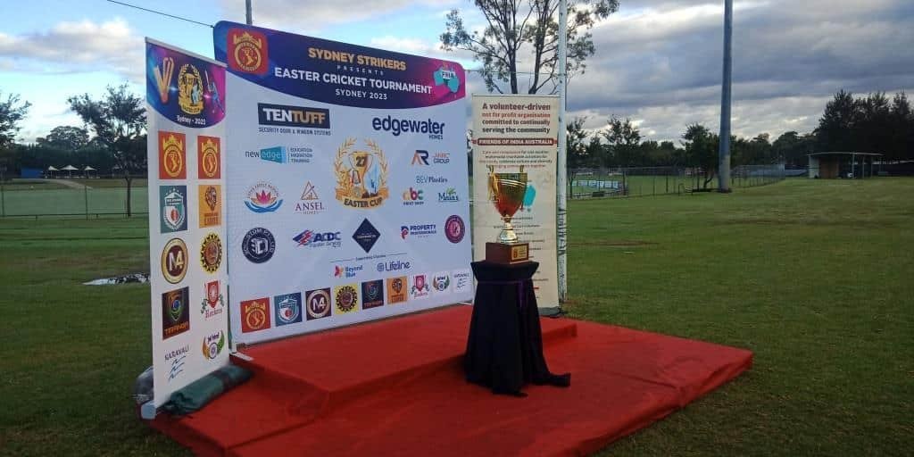 Cricket Scoreboard used for a community event in Easter