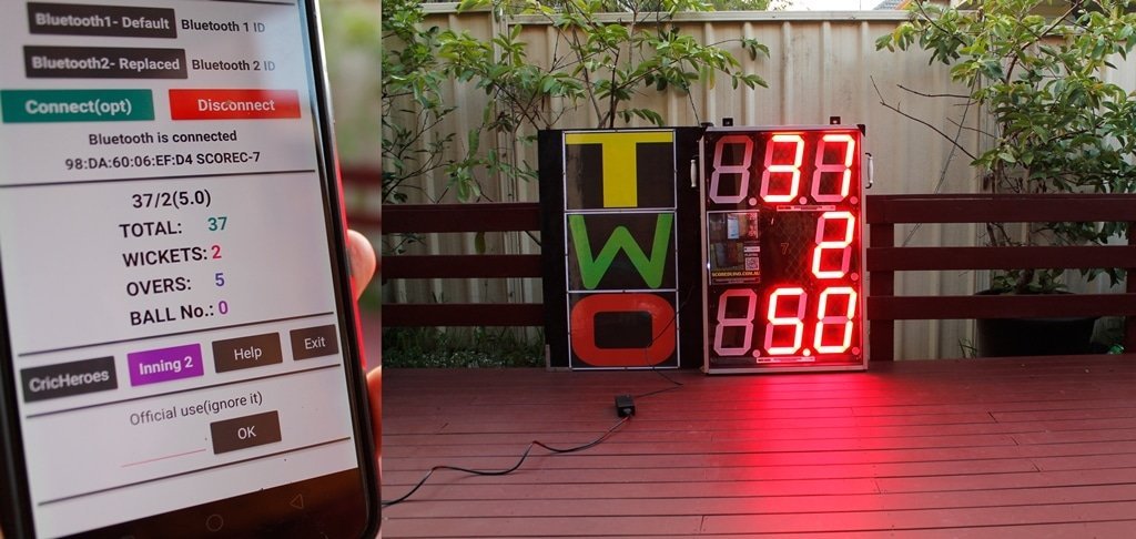 Sydney ScoreTech- Rent medium size Cricket Scoreboard in Sydney