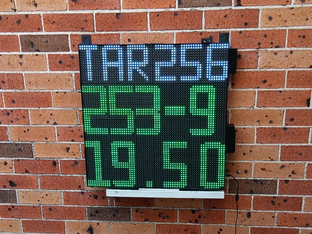 640mmx640mm Digital Cricket Scoreboard with LIVE score updates
